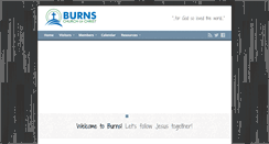 Desktop Screenshot of burnschurchofchrist.org